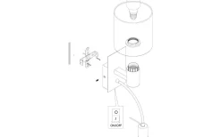 Pasteri Vägglampa LED 3000K 3,5W Nickel/Svart