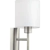 Pasteri Vägglampa Nickel/Vit