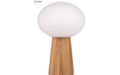 Pater Bordslampa 37cm Ek/Vit