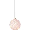 Pearl Batteridriven Dekoration 15cm Rosa