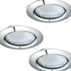 Peneto Spotlight 3-Pack GU10 LED 3000K 3x2,8W Krom