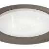 Penjamo Plafond 46,5cm LED 3000K 17W Brun