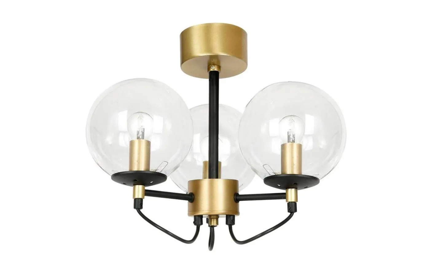 Perla 3 Plafond 3L 37cm Mässing