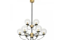 Perla 9 Taklampa 95cm Mässing