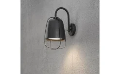 Perugia Vägglykta Svart IP44