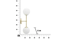 Piccolo Vägglampa 55cm Guld