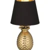 Pineapple Bordslampa 35cm E14 guld/svart