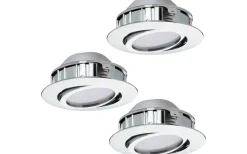 Pineda Spotlight 3-Pack LED 3000K 3x5,5W Krom