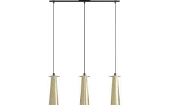 Pinto Taklampa 73cm Bladguld