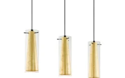 Pinto Taklampa 73cm Bladguld
