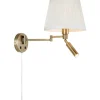Pivot Vägglampa Offwhite/Antikmässing