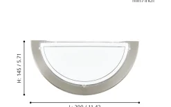 Planet Vägglampa Nickel