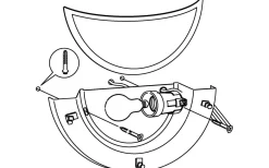 Planet Vägglampa Nickel