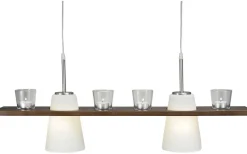 Plankan Taklampa 81cm Brun/Vit