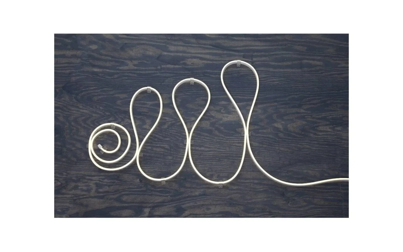 Plastclips ståendes för LED-Neonslang dubbel, 10-pack