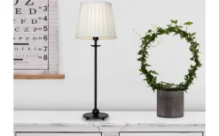 Plisserad Lampskärm Ø20cm Vit