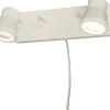 Pluto Vägglampa Dubbel LED 2x5W 3000K Vit