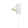 Polaris Vägglampa GU10 Vit/Guld