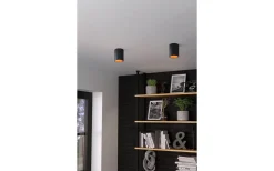 Polasso Takspotlight Ø10cm LED 3000K 3,3W Svart/Koppar
