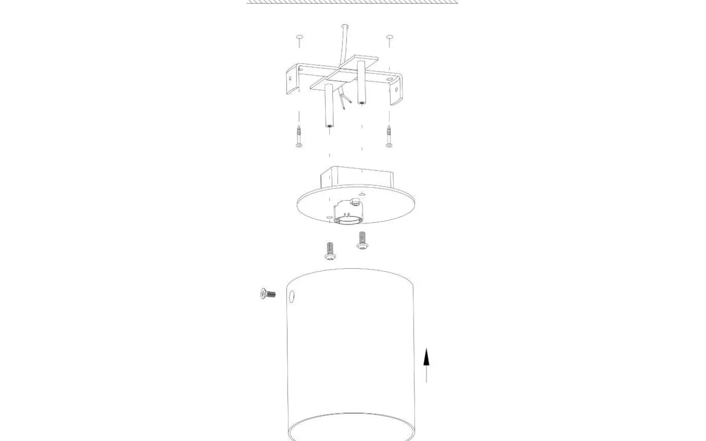 Polasso Takspotlight Ø10cm LED 3000K 3,3W Svart/Guld