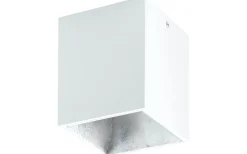 Polasso Takspotlight 10x10cm LED 3000K 3,3W Vit/Silver