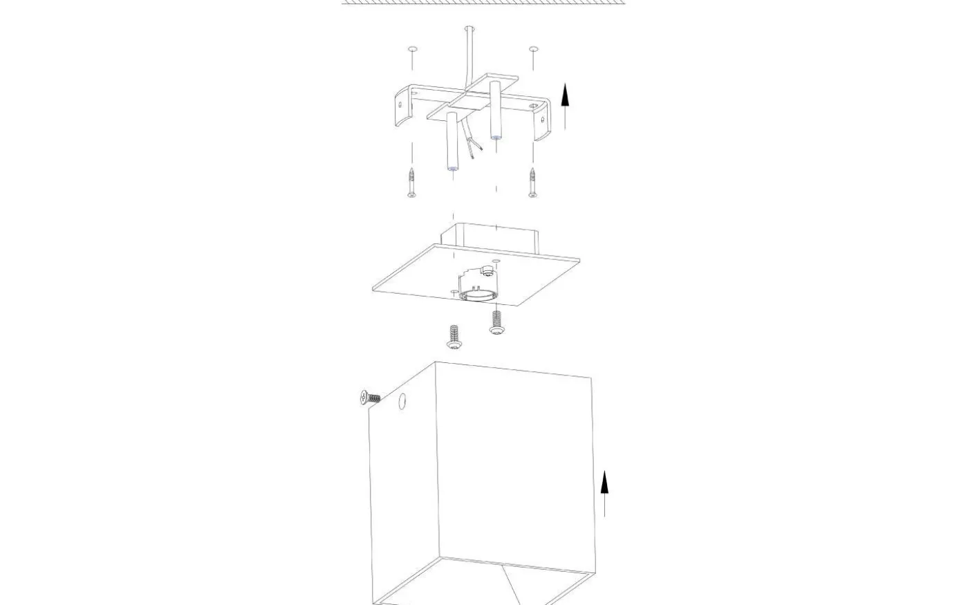 Polasso Takspotlight 10x10cm LED 3000K 3,3W Svart/Koppar