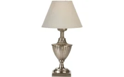Pollino Bordslampa 33cm Antiksilver/Offwhite