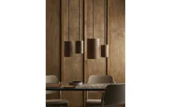 Porto Fönsterlampa 30cm Svartstruktur/Kork
