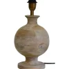 Positano Lampfot 36cm Vitbetsad