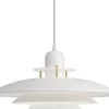 Primus Taklampa Ø43cm Mattvit/Mässing