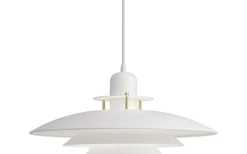 Primus Taklampa Ø43cm Mattvit/Mässing