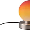 Prinz II Bordslampa E14 borstat stål/orange