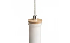 Pulire Kon Fönsterlampa Opalglas/Trä/Krom E14
