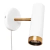 Puls 1L Vägglampa Vit/Guld