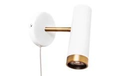 Puls 1L Vägglampa Vit/Guld