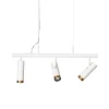 Puls Taklampa 80cm 3L Vit/Mässing