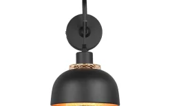 Punch Vägglampa E27 mattsvart