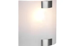 Pura Vägglampa 20cm E27 borstat stål