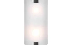 Pura Vägglampa 40cm 2xE27 borstat stål