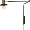 Quinn Vägglampa 60cm Matt Svart
