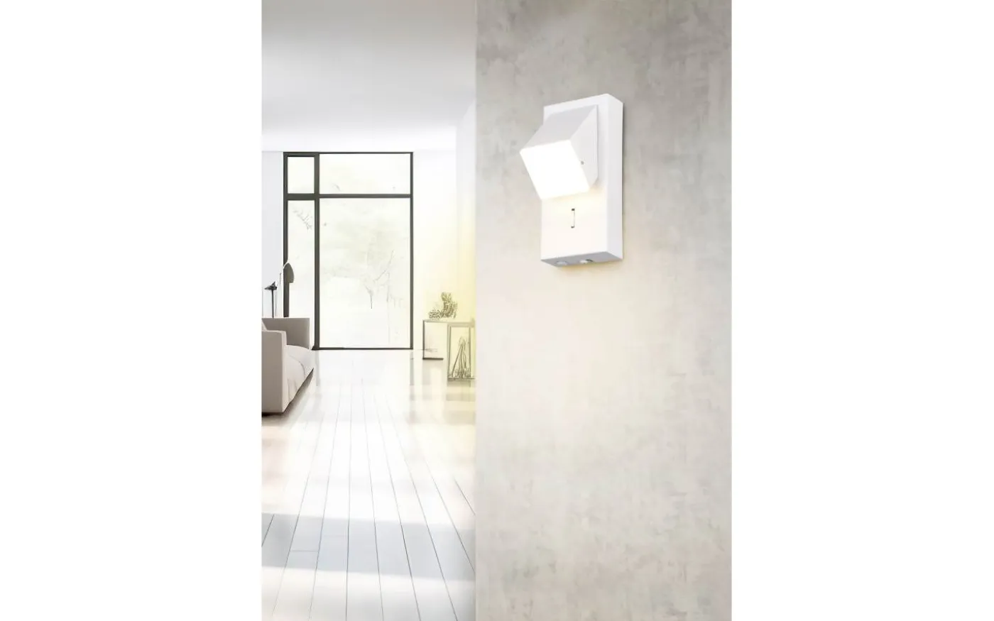 Raglan Vägglampa LED 1-del mattvit