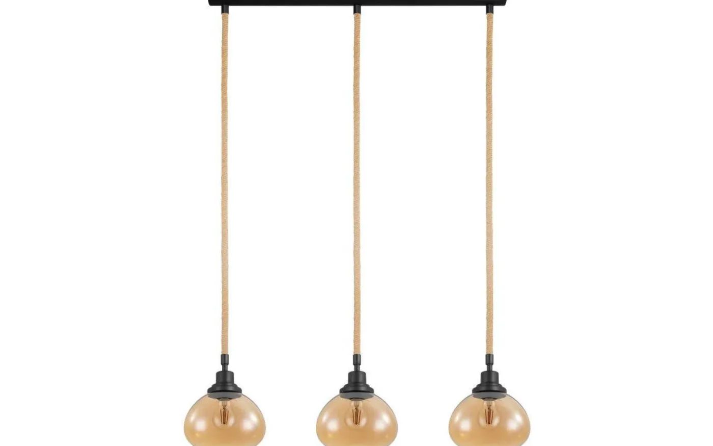 Rampside Taklampa 90cm 3L Svart/Amber