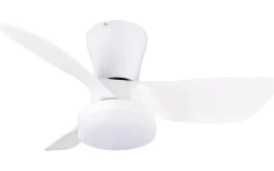 Randers Takfläkt 76cm LED matt vit