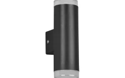 Ray H2O Vägglampa LED 2-delad mattsvart IP44