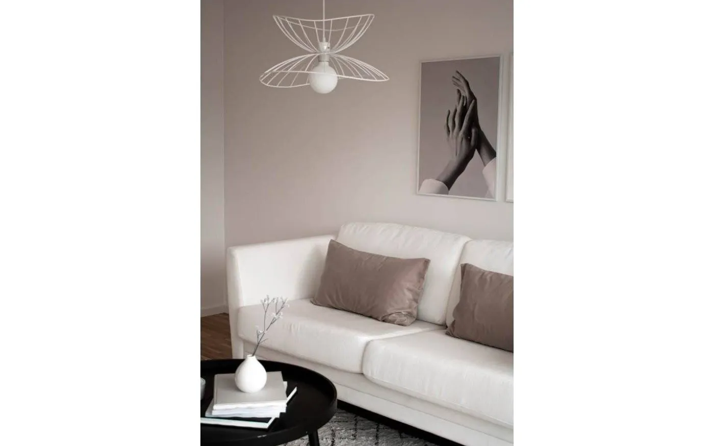 Ray Taklampa 45cm E27 Vit