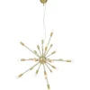 Ray Taklampa 90cm Vit/Mässing