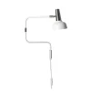 Ray Vägglampa Vit/Nickel