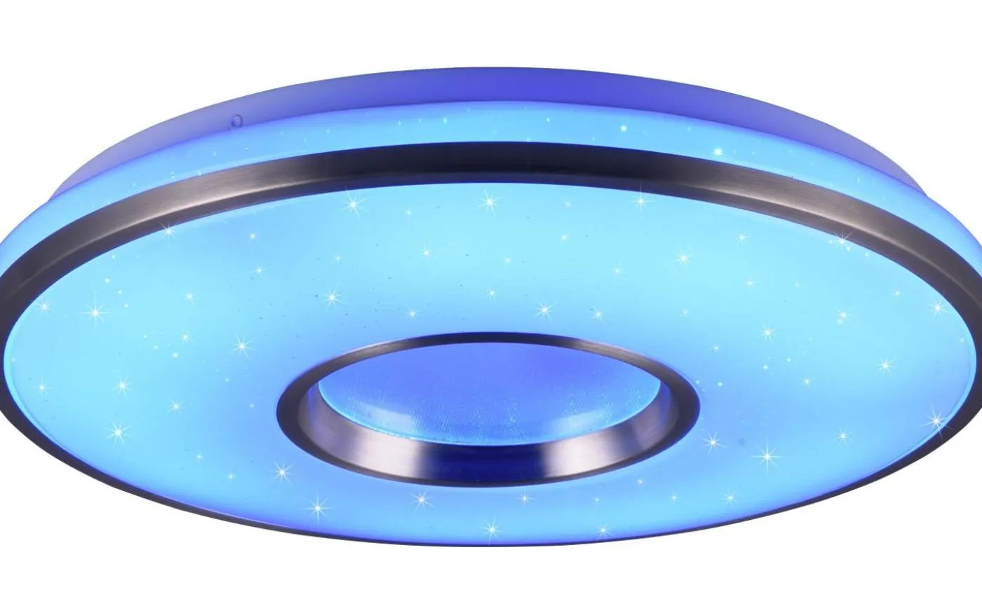Realta Plafond LED 39cm borstad aluminium RGBW