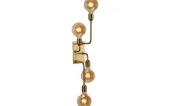 Regal Vägglampa 70cm Mässing