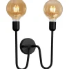 Regal Vägglampa 30cm Svartstruktur
